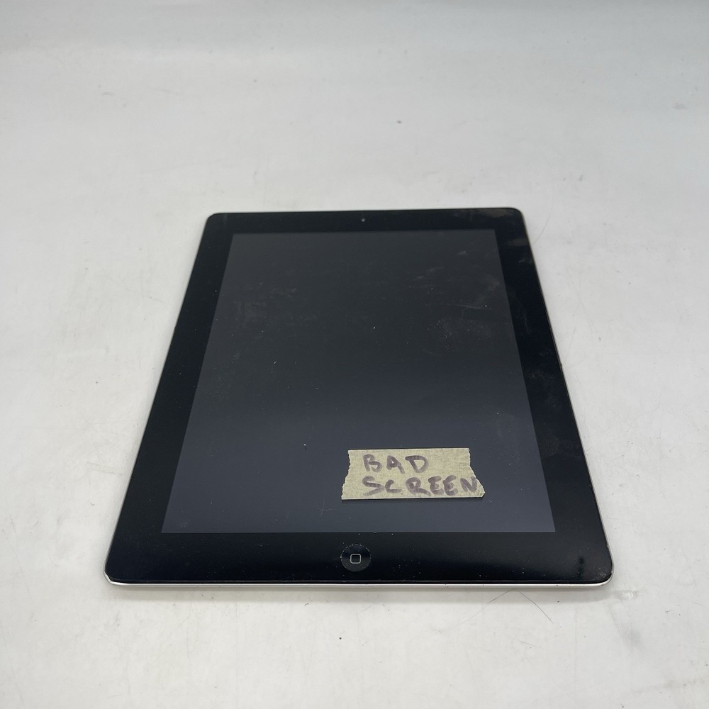 AS IS! READ! Apple iPad 2 16GB 9.7-inch WiFi Tablet Black A1395 MC769LL/A-ER